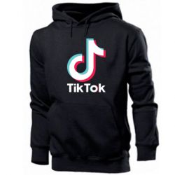 Мужское худи Tiktok logo - PrintSalon