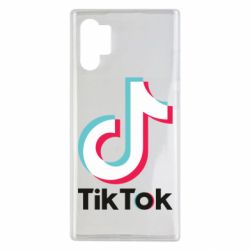 Чехол для Samsung Note 10 Plus Tiktok logo