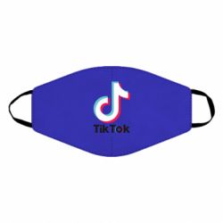 Маска многоразовая Tiktok logo - PrintSalon