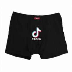 Трусы-боксеры Tiktok logo - PrintSalon