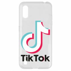Чехол для Samsung A01/M01 Tiktok logo