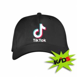 Детская кепка Tiktok logo - PrintSalon
