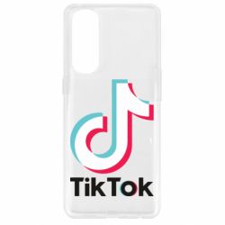 Чехол для Oppo Reno 4 Pro Tiktok logo - PrintSalon