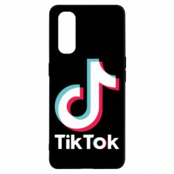Чехол для Oppo Find X2 Tiktok logo - PrintSalon