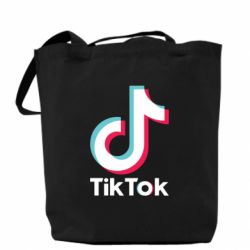 Эко-сумка Tiktok logo - PrintSalon