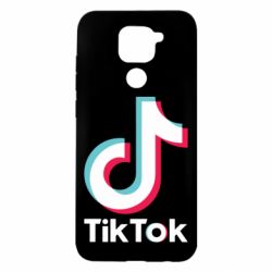 Чехол для Xiaomi Redmi Note 9/Redmi 10X Tiktok logo - PrintSalon