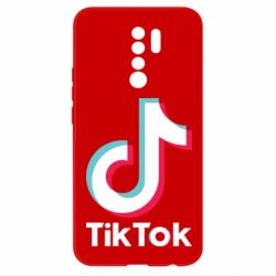 Чехол для Xiaomi Redmi 9 Tiktok logo - PrintSalon