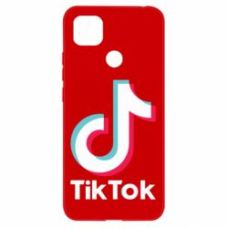 Чехол для Xiaomi Redmi 9c Tiktok logo