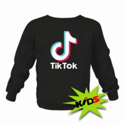 Детский свитшот Tiktok logo - PrintSalon