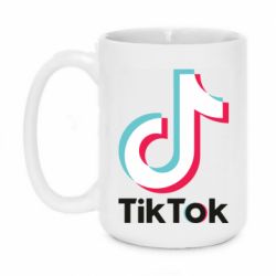 Чашка 420ml Tiktok logo - PrintSalon