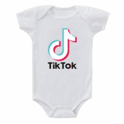 Детский бодик Tiktok logo - PrintSalon