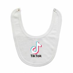 Слюнявчик  Tiktok logo - PrintSalon