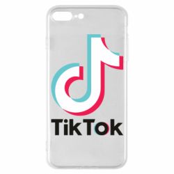 Чехол для iPhone 7 Plus Tiktok logo - PrintSalon