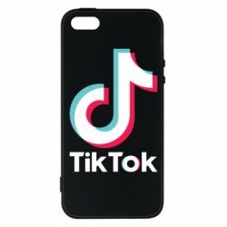 Чехол для iPhone5/5S/SE Tiktok logo - PrintSalon