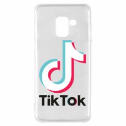 Чехол для Samsung A8 2018 Tiktok logo - PrintSalon