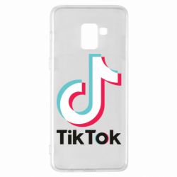 Чехол для Samsung A8+ 2018 Tiktok logo - PrintSalon