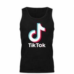 Мужская майка Tiktok logo - PrintSalon