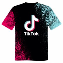 Чоловіча футболка 3D Tiktok spray art
