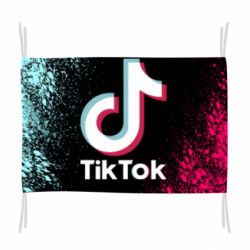 Флаг Tiktok spray art - PrintSalon