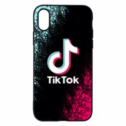 Чехол для iPhone X/Xs Tiktok spray art