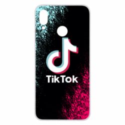 Чехол для Huawei P Smart Plus 2018 Tiktok spray art - PrintSalon