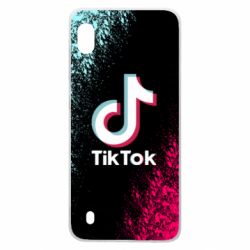 Чехол для Samsung A10 Tiktok spray art - PrintSalon