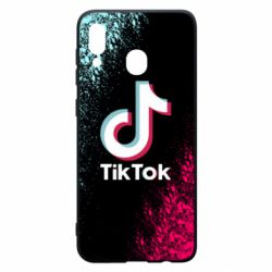 Чехол для Samsung A20 Tiktok spray art - PrintSalon