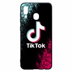 Чехол для Samsung A30 Tiktok spray art - PrintSalon