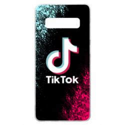 Чехол для Samsung S10+ Tiktok spray art - PrintSalon