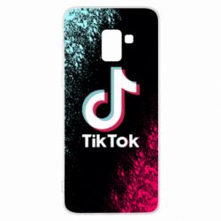 Чохол для Samsung A8+ 2018 Tiktok spray art