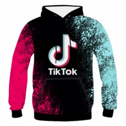 Мужское 3D худи Tiktok spray art - PrintSalon