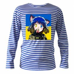 Тельняшка с длинным рукавом Аниме Украина