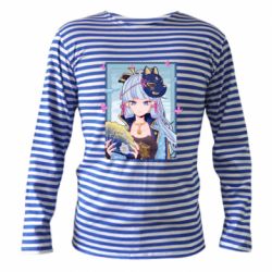 Тельняшка с длинным рукавом Аяка в рамке - PrintSalon