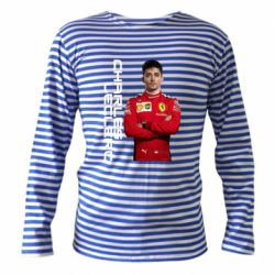Тельняшка с длинным рукавом F1 Charles Leclerc - PrintSalon