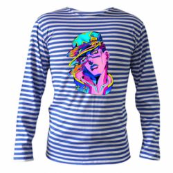 Тельняшка с длинным рукавом Jotaro Disc - PrintSalon