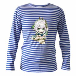 Тельняшка с длинным рукавом Нахидаа с книгой - PrintSalon