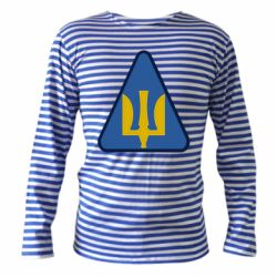 Тельняшка с длинным рукавом Нарукавный знак воздушных сил Украины - PrintSalon