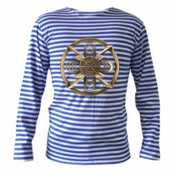 Тельняшка с длинным рукавом Радиотехнические войска и войска связи - PrintSalon