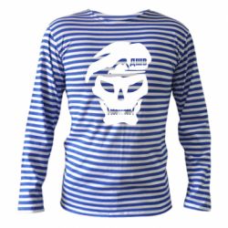 Тельняшка с длинным рукавом Skull ДШВ