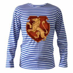 Тельняшка с длинным рукавом Cтарая эмблема Гриффиндор - PrintSalon