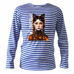 Тільник з довгим рукавом Венздей кішка