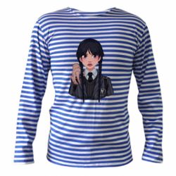 Тельняшка с длинным рукавом Wednesday and It - PrintSalon