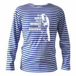 Тельняшка с длинным рукавом Wednesday girl - PrintSalon