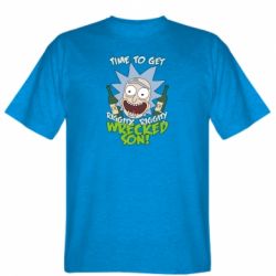 Мужская футболка Stedman Time to get riggity wrecked son - PrintSalon