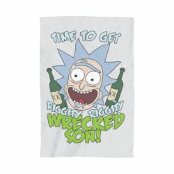 Полотенце с принтом Time to get riggity wrecked son - PrintSalon