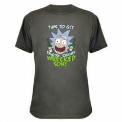 Камуфляжная футболка Time to get riggity wrecked son - PrintSalon