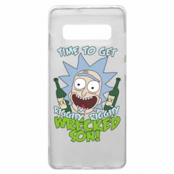 Чехол для Samsung S10+ Time to get riggity wrecked son - PrintSalon