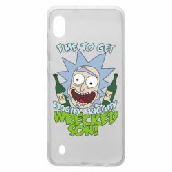 Чехол для Samsung A10 Time to get riggity wrecked son