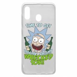 Чехол для Samsung A20 Time to get riggity wrecked son - PrintSalon