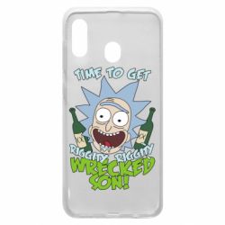 Чехол для Samsung A30 Time to get riggity wrecked son - PrintSalon